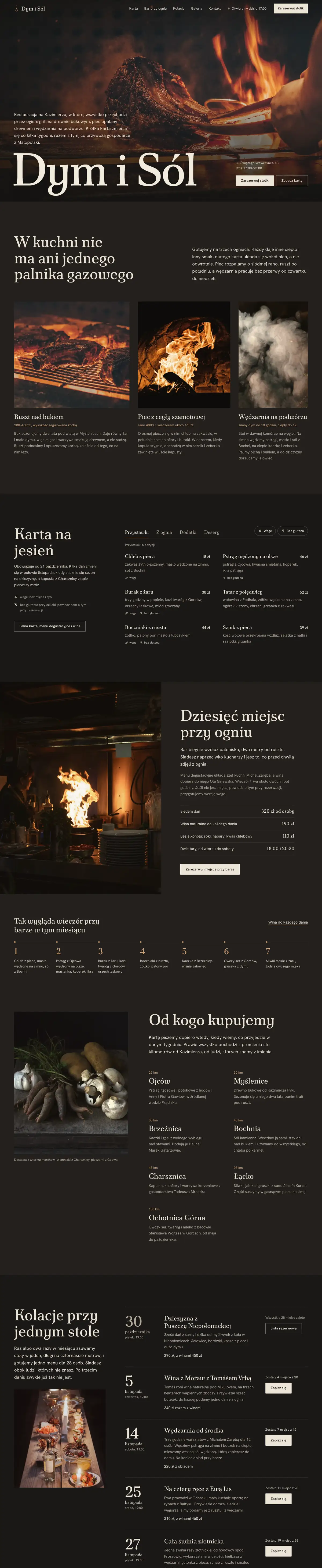 Dym i Sól, cała strona