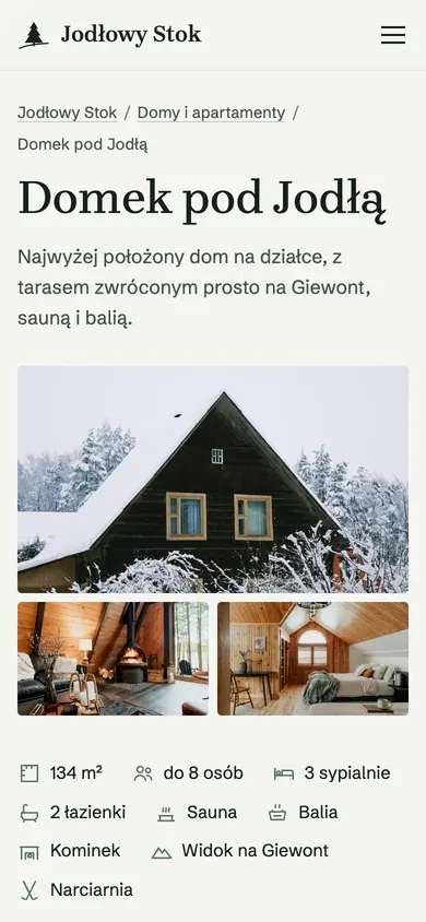 Jodłowy Stok na telefonie