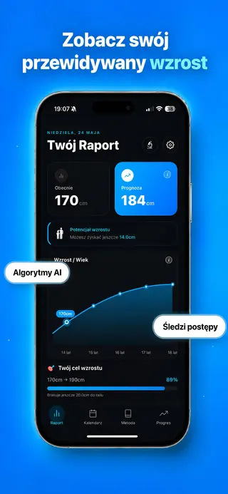 Urośnij, ekran 1 z App Store